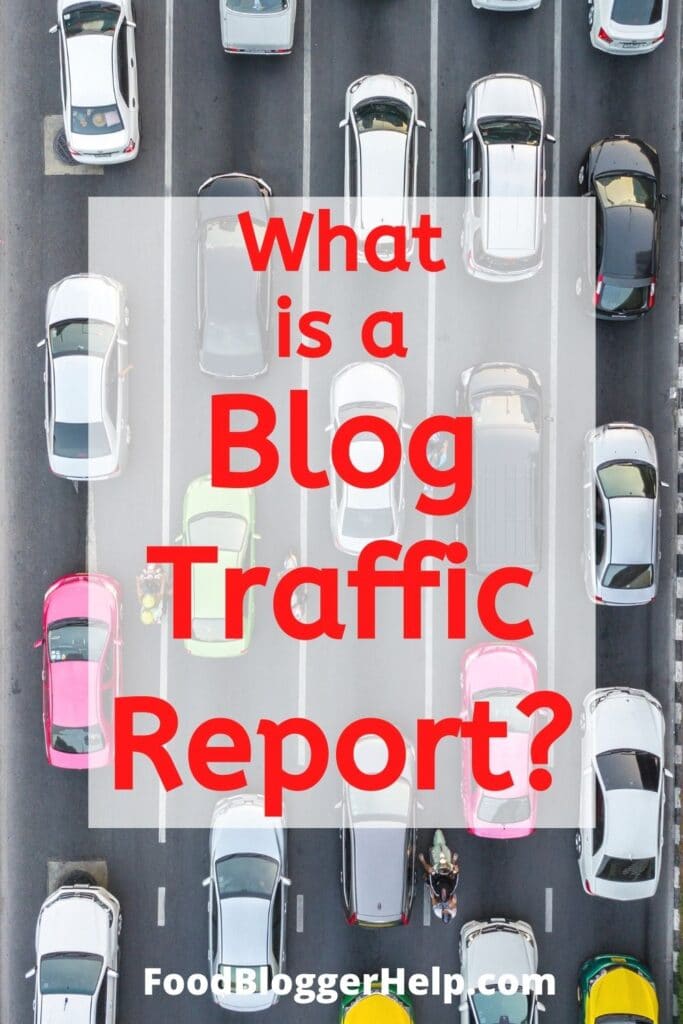 What is a blog traffic report