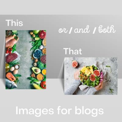 Images for blogs - vertical and horizontal